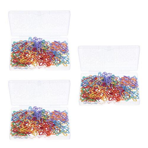 150Pcs Multi Colored Leaf Shaped Paper Clips Metal Clips for Documents 1