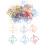 150Pcs Multi Colored Leaf Shaped Paper Clips Metal Clips for Documents 10