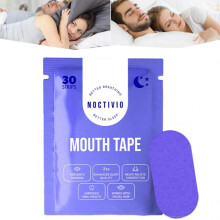 (30pcs) Mouth Tape for Sleep Apnea, Anti-Snoring Lip Tape, Breathable Sleep Strips, 30 Count