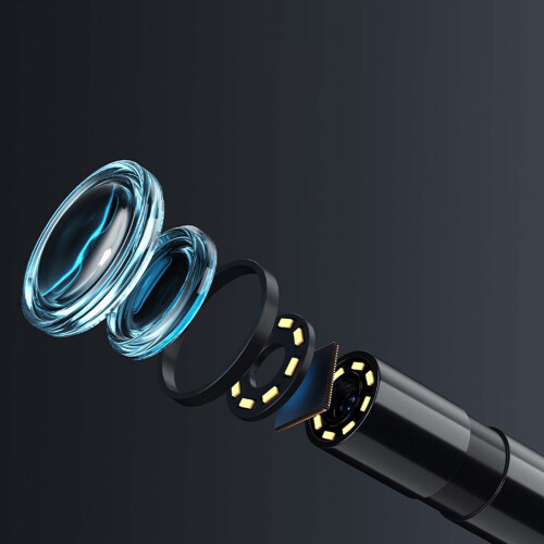 Industrial Pipeline Inspection Camera Borescope with LED Light  10 m 2