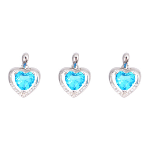 3St Blauwe Halskettinghanger Creatief Design Voor Dames 2