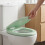 Wasserdichter U-Förmiger Toilettensitz Soft Close Hellgrün 3