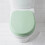 Wasserdichter U-Förmiger Toilettensitz Soft Close Hellgrün 9