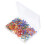 150Pcs Small Leaf Shape Paper Clips Colored Metal Clips for Desk Use 11