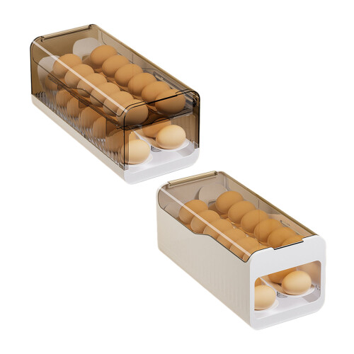 Automatische Rolling Eggs-opslagcontainer voor-Licht luxe grijs 1