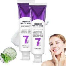 2pcs 7-Pro Intensive Toothpaste,Upgrade Natural Whitening Mint for Deep Stain Remover