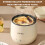Kafsov mini rice cooker 1.8L non-stick beige 4