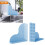 Pair Of Smooth elastomer Water Guards For Shower Fast-grey 4