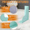 Pair Of Smooth elastomer Water Guards For Shower Fast-grey 6