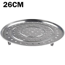 Stainless Steel Steamer Tray Rack Round 3-Tier 18-30 cm