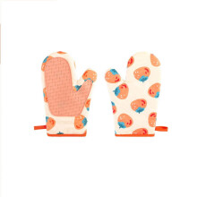 Gants de cuisine à pois mignons, résistants à la chaleur, 1 paire