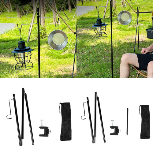 Support pliable en alliage pour lampe de table d'extérieur 1