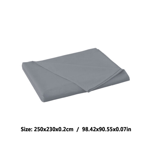 Solid Color Polyester Bed Sheet Set Soft Breathable Twin 2