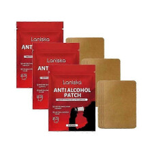 (3) Anti-Alcohol Patches, Happy Hour Aid Patches, Party Drinking Recovery Patch Long-Lasting Natural Formula Better Mornings After Night Out Wake Up
