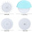 Sett med hjul for kakeformer – 4Flower-Edge Tools 2