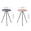 Table télescopique ronde pliante – Alliage d'aluminium, 3
