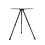 Table télescopique ronde pliante – Alliage d'aluminium, 4