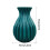 Red Ceramic Vase with Geometric Design 10 in 2