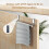 Ensemble de 4 porte-serviettes de porte en acier inoxydable 5