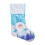 LED-Weihnachtsstrumpf, blauer Schneemann, 48 x 21 cm 2
