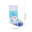 LED-Weihnachtsstrumpf, blauer Schneemann, 48 x 21 cm 3