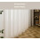 Cortinas de voile transparente bege 42"L x 72"A (pacote com 4) 4