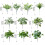 Plastic Artificial Leaves with Stem Greenery For Party-20cap 4