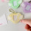 Porta-retratos de 2,5 cm com chaveiro – Design de asa de anjo 3