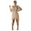 Breathable Polyester Mesh Sequins Dress Elegant Short-Gold XL 1