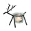 Κηροπήγια ρεσώ Staron Reindeer, Μεταλλικά vintage κεριά από σίδερο με τάρανδο, 3
