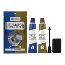 Quick-Dry Waterproof Metal Casting Glue | High-Temperature Resistant Epoxy for Radiator & Cast Iron Repair | Fast-Set AB Adhesive for Durable, Profess
