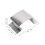 50 Stück Edelstahl-G-Clips Glasclips, Silber 2