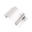 50 Stück Edelstahl-G-Clips Glasclips, Silber 12