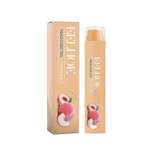 Peach Flavor Whitening Toothpaste, Freshens Breath, Removes Stains, Safe for Sensitive Teeth, 60g