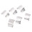 50 Stück Edelstahl-G-Clips Glasclips, Silber 15