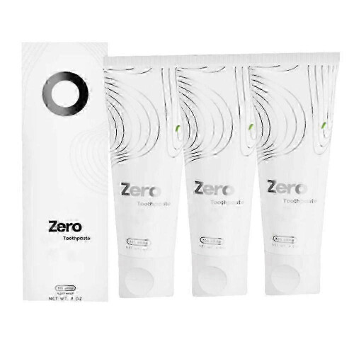 (3pcs) 1-3pcs Zero Toothpaste 10% Nano-Hydroxyapatite for Advanced Enamel Protection