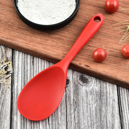 Cucchiaio da riso in silicone alimentare resistente al calore e antiaderente 2