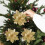 Glitzernde künstliche Blumenornamente, 14 cm 3