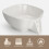 Ceramic Colander Bowl with Drain Spout 9.4 x 7.8 in 4