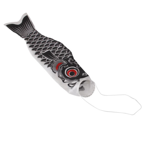 Japanischer Windsackkarpfen Segelfisch schwarz 150 cm 2