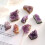 Amethyst quartz geode crystal cluster 1 piece 5