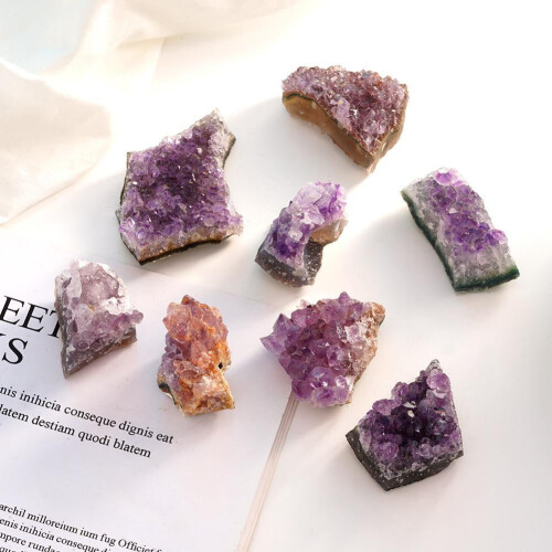 Amethyst Cluster Natural Quartz Crystal Specimen 1 Piece 1