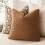Μαξιλαροθήκη Boucle σε χρώμα Hazel Brown 22x22 ιντσών (2 τεμάχια) 5