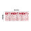 Heart Pattern Semi-Sheer Kitchen Curtains 54x17.71 in 2