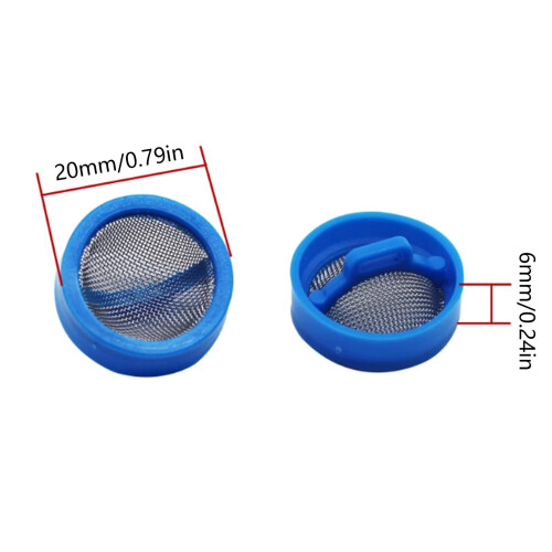 10pcs Blue Washing Machine Water Inlet Filter Screens 2