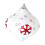 Conjunto de 3 bolas de Natal de espuma com cordão para pendurar. 2