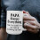 Κεραμική κούπα Papa Knows Everything – Λευκή, 16fl oz 5