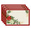 Set van 4 kerstplacemats, 30 x 45 cm, linnen 1