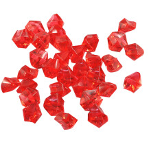 50 Stück transparente Acryl-Imitat-Edelsteine zum Basteln