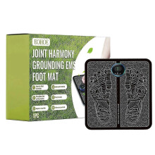 Portable EMS Foot Massage Device with 19 Gears & 8 Modes  Foldable, Rechargeable Foot Care Massager for Relaxation at Home, Office, or Travel